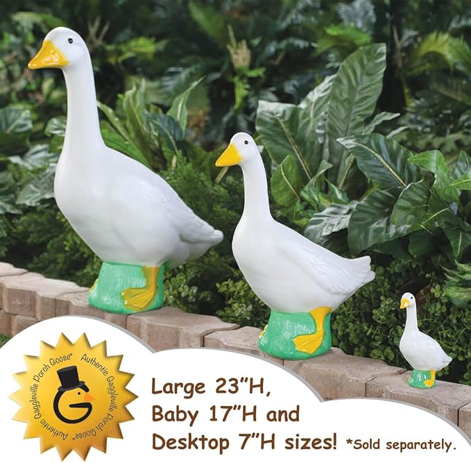 Fox Valley Traders Gaggleville Desktop Goose 7" H Statue | Desktop, Plastic