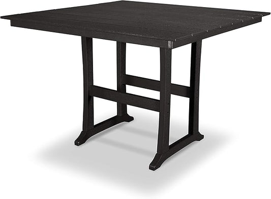Trex Outdoor Furniture™ Farmhouse Trestle 59" Bar Table in Charcoal Black