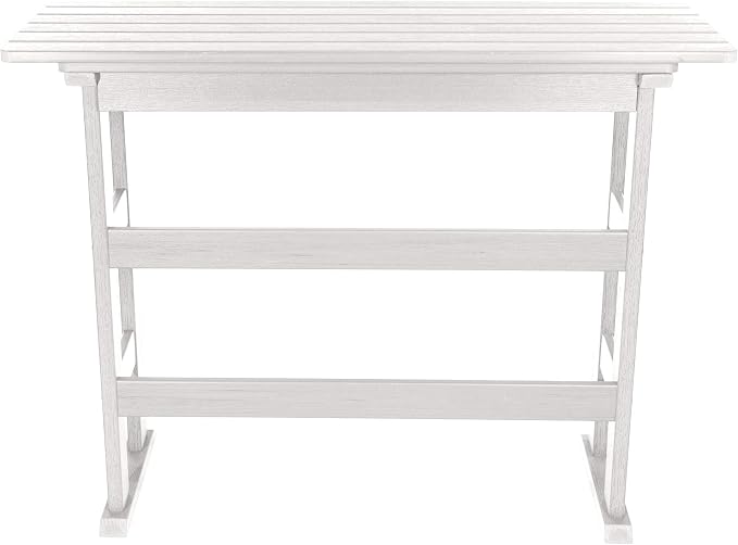 Highwood AD-TBL-KS3-WHE Lehigh Bar Height Balcony Table, White