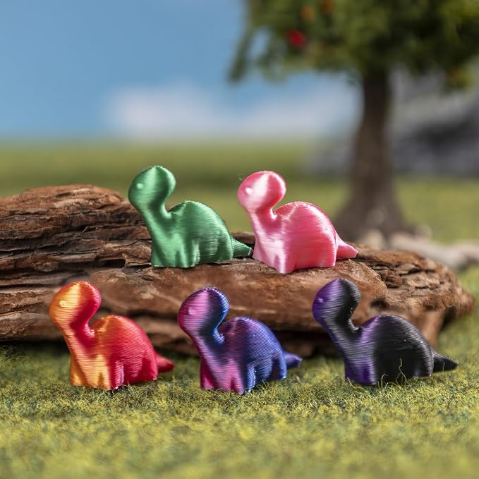 100pcs Mini 3D Printed Animals Tiny Animals Plastics Figures Miniature Little Small Dragon Figurines Bulk for Micro Fairy Garden Landscape Accessories Hide Crafts Decor Aquarium