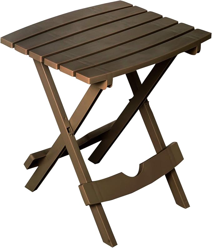 Adams Quik-Fold® Side Table - Earth Brown