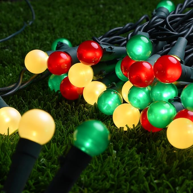 Fairy Globe String Lights - 70 LED, 19FT, Multicolor - UL Certified for Indoor/Outdoor Use - Christmas, Bedroom, Party, Tree, Holiday Decor