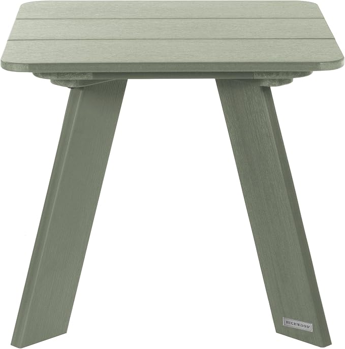 highwood Italica Modern Adirondack Side Table, Eucalyptus