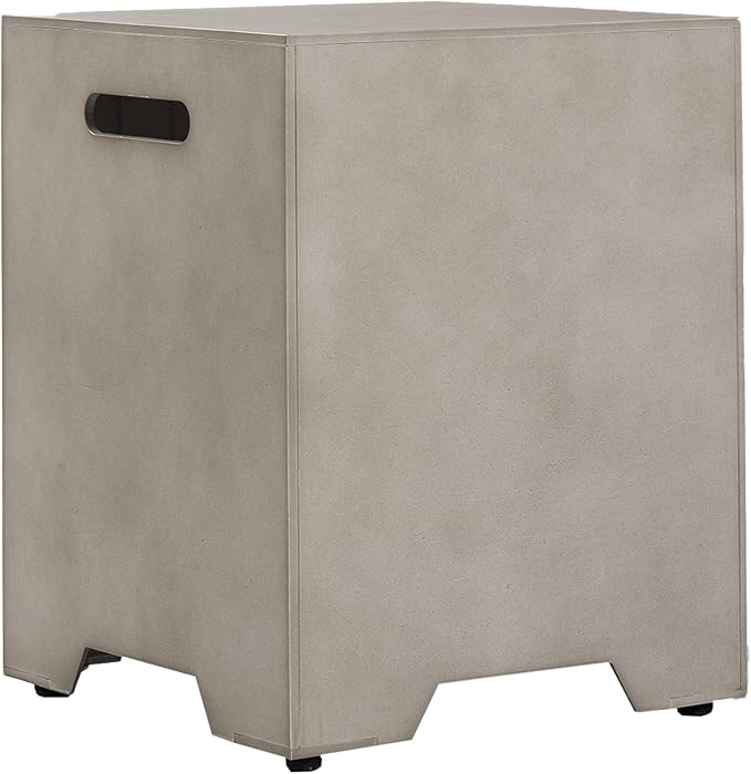 HOMPUS ABS Propane Tank Cover -10lbs Removable Panels,Multi-Functional Outdoor Side Table for 20lbs Tanks