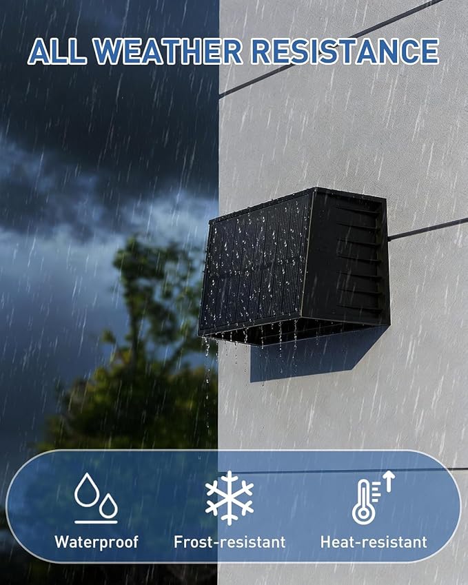 Solar Wall Lights Outdoor, Warm White, 1 Pack | IP65 Waterproof Up and Down Wall Lighting, Solar Outdoor Light Decorative for Porch, Garage, Doorway, Patio, Fence