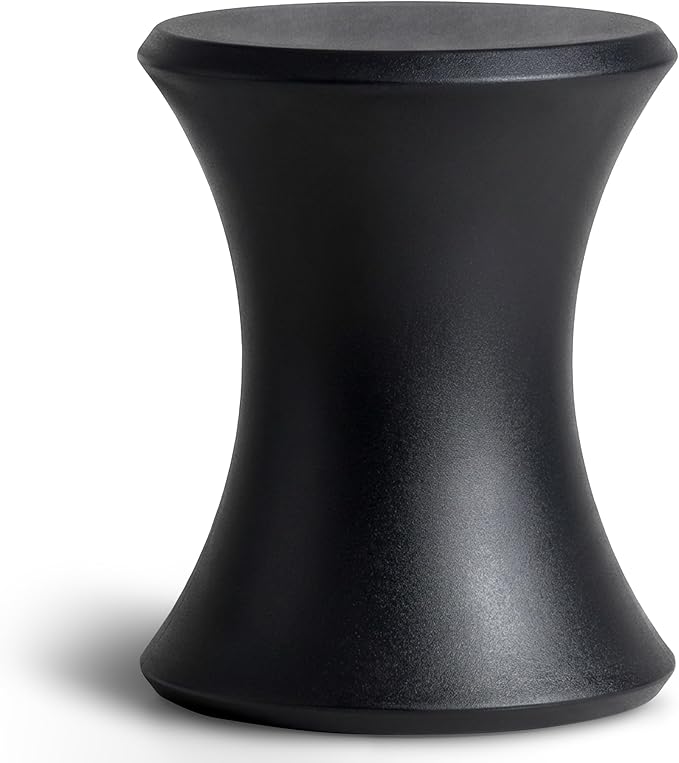 Coast Modern Outdoor Side Table - Lounger Table for Inside Pool or on Patio - All-Weather Furniture for Sun Shelf Up to 15" - Black