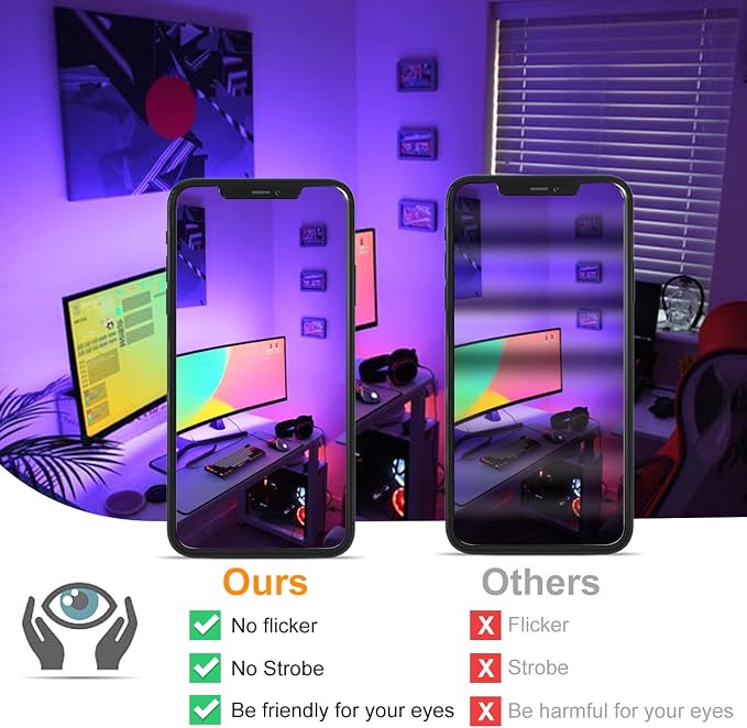 LED Flood Lights RGB Color Changing 300W Equivalent Outdoor, 30W Bluetooth Smart RGB Floodlight APP Control, IP66 Waterproof, Timing, 2700K&16 Million Colors 23 Modes for Garden Stage Lighting 4 Pack