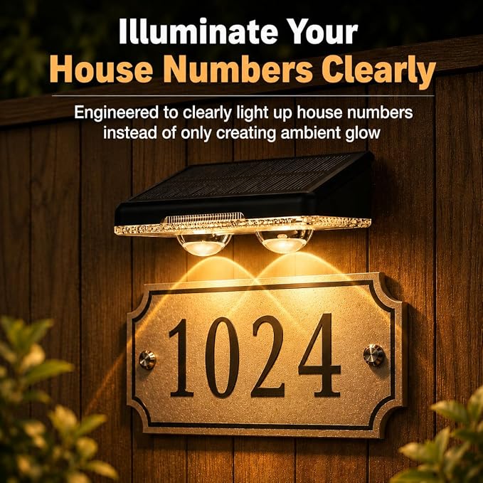 Solar Fence Lights Outdoor, 8 Pack, 3 Color Modes, IP65 Waterproof | Warm/Neutral/Cool White Fence Lights Solar Powered for Outside, Deck Lighting for Wall, Step, Patio, Pathway, Stairs