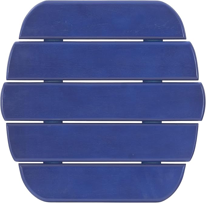 Linon Jayde Blue Adirondack Outdoor Accent Table