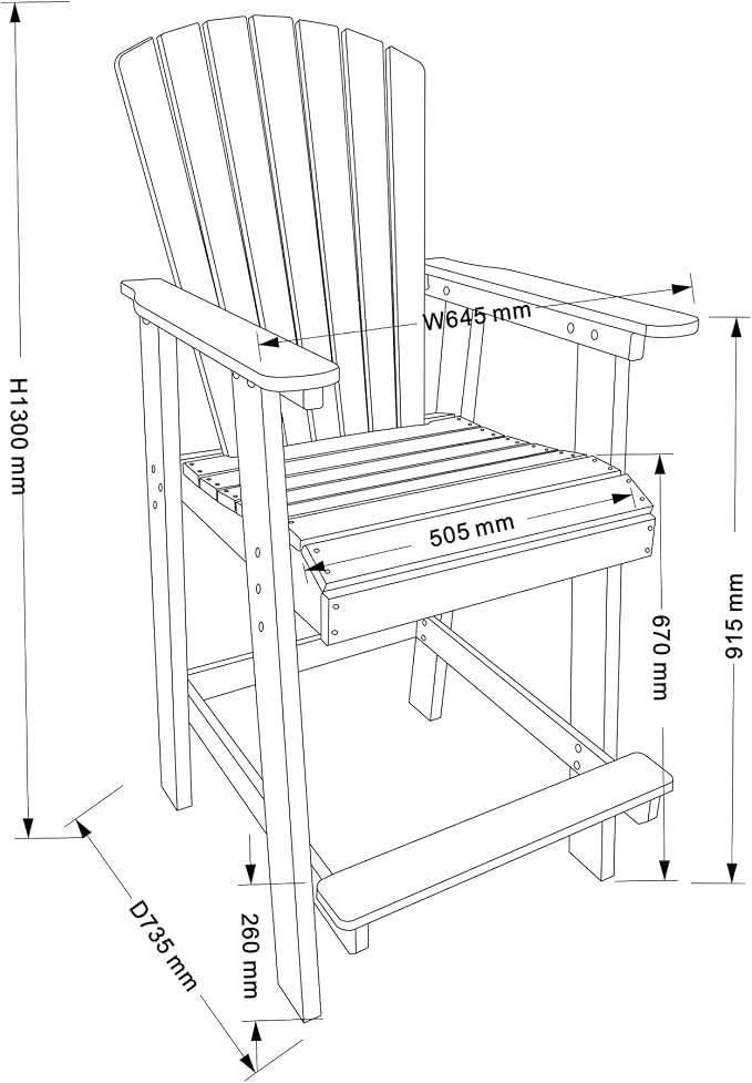 JUSTONE Set of 2 Outdoor Patio Chairs, Outdoor & Indoor Bar Stool with Armrests,2 Pack Patio Chairs for Porch Garden Backyard Poolside, HDPE Material Weather Resistant and Waterproof, Grey and White