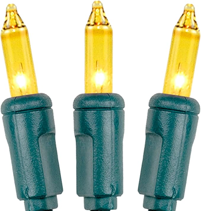 Novelty Lights 11 Feet 50 Bulbs Traditional Incandescent Mini Lights