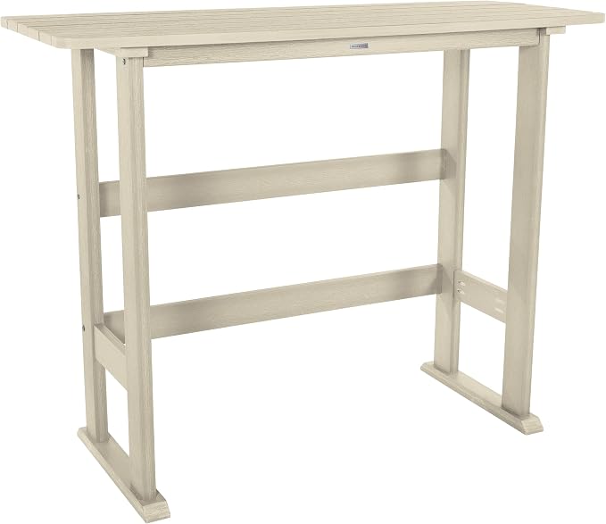 highwood AD-TBL-KS3-WAE Lehigh Bar Height Balcony Table, Whitewash