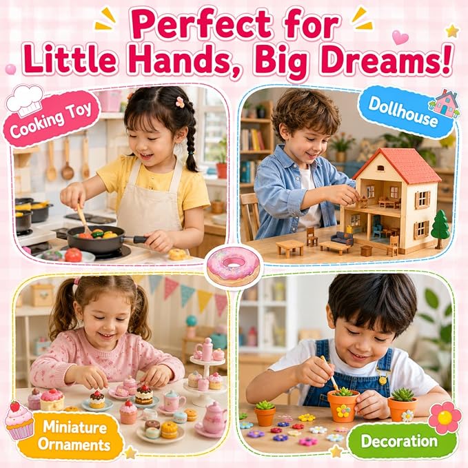 100 PCS Mystery Bag Mini Resin Food Blind Bags, Cute Tiny Food Figurines Surprise Box Toys for Kids, Dessert Snack Collectibles for Party Favors Classroom Prizes Goodie Bag Stuffers Dollhouse Decor