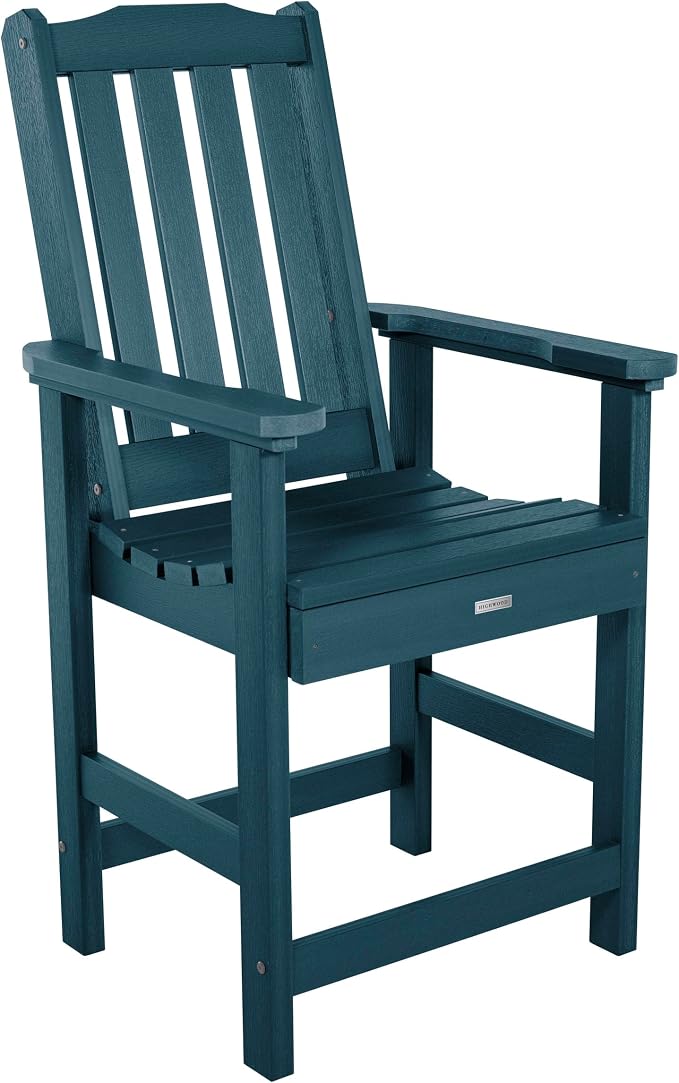 Highwood AD-ST7LH2CO5BA-NBE Lehigh 7pc Rectangular Counter Height Dining Set 84" x 42", Nantucket Blue