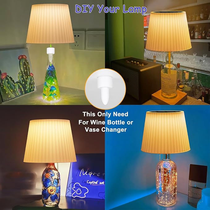 Beautyard Solar Table Lamps Outdoor Indoor - Mothers Gifts 3 Lighting Modes, 4000mAh Eye-Caring LED Waterproof Cordless Solar Desk Lamp with Pull Chain Garden Outside Patio Garden Bedroom