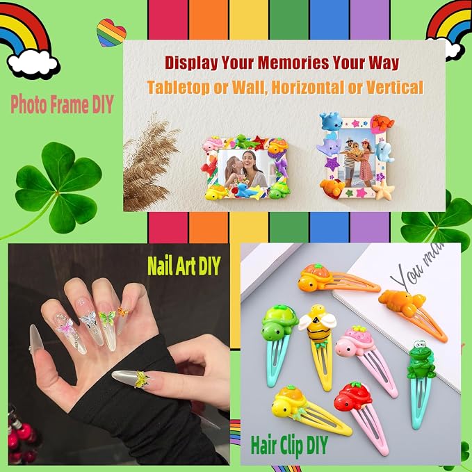 130pcs Mini Tiny Resin Animals for Fairy Garden Decor, Miniature Landscape, Dollhouse Accessories, Crafts Projects, Easter Scatter, DIY Terrarium(130 Styles)