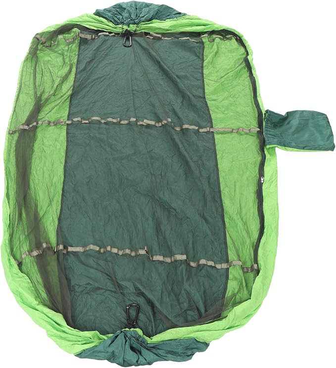 Camping Hammock Breathable Lightweight Portable Double 2 Person Hammock Tent, Outdoor Travel Hammock with Net, for Hiking Backpacking Survival Adventure