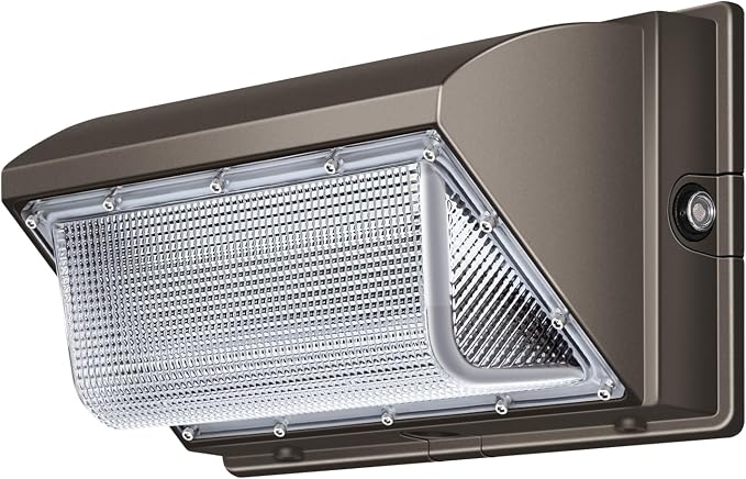 LED Wall Pack Light 18000LM Dusk to Dawn LED Outdoor Flood Security Lights 120W 5000K 100V-277V Commercial and Industrial Building Wall Mount Exterior Lighting for Yard Barn Garage