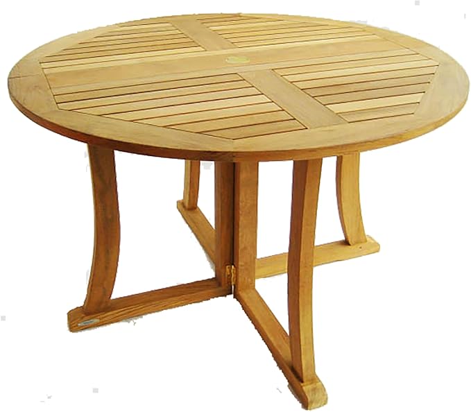 Savannah Teak Drop Leaf Table, Natural