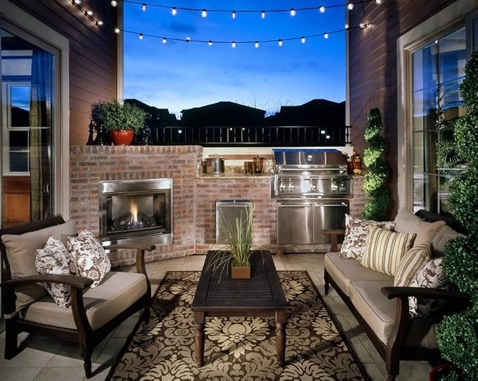 Lampat String Lights, LED 25 Light Bulbs 25Ft G40 Globe String Lights with Bulbs for Indoor/Outdoor Commercial Decor