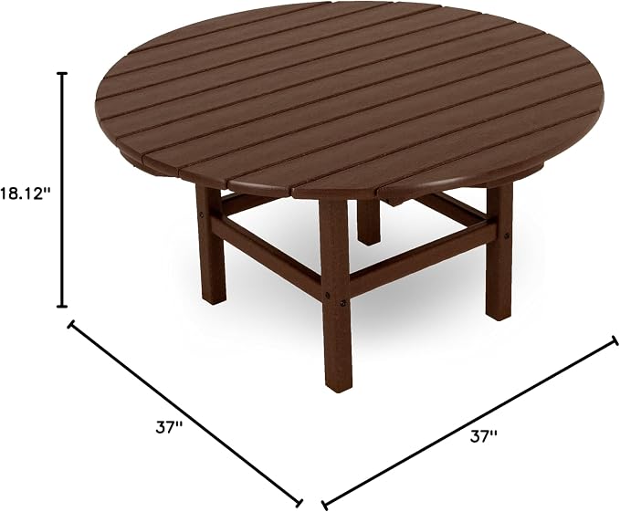 Ivy Terrace™ Round 37" Conversation Table in Mahogany