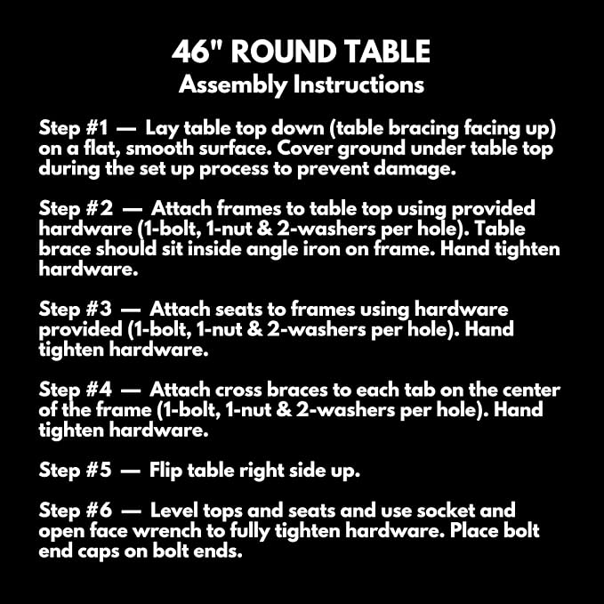 COATEDOUTDOORFURNITURE Heavy-Duty Portable Outdoor Picnic Table with Umbrella Hole, Expanded Metal Commercial-Grade Patio Dining Furniture Made in America (46" Round Top, Red)