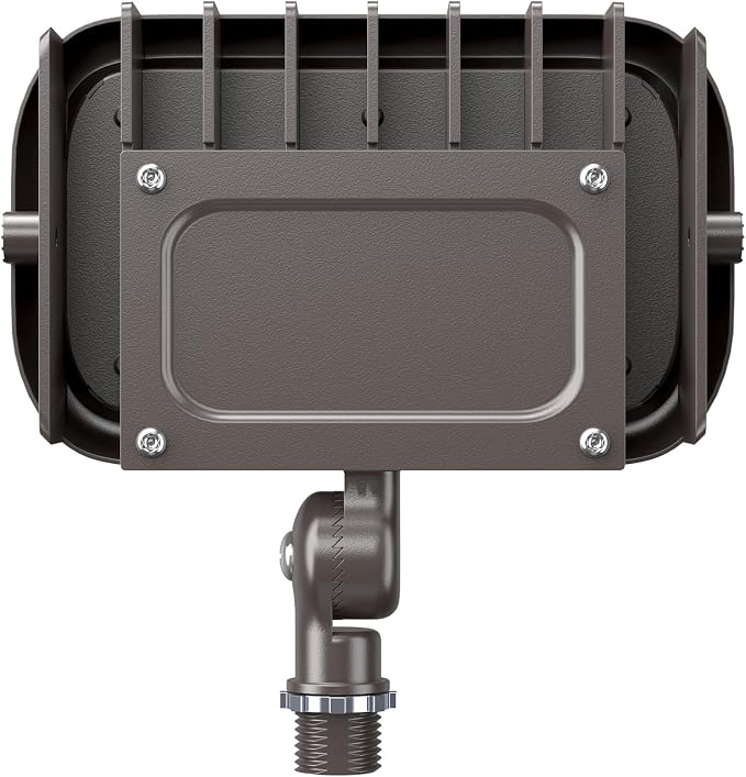 30W LED Outdoor Security Flood Lights,AC 120-277 Input | 100lm/W Efficacy,Super Bright LED Chips,7V×7H Beam Spread,180°Adjustable Knuckle Mount,IP65 Waterproof,4000K Color Temperatur