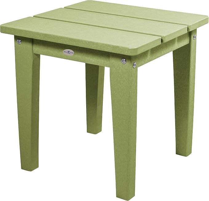 Mix and Match Cape, Lakeshore and Riverside Adirondack Small Side Table, Palm Green