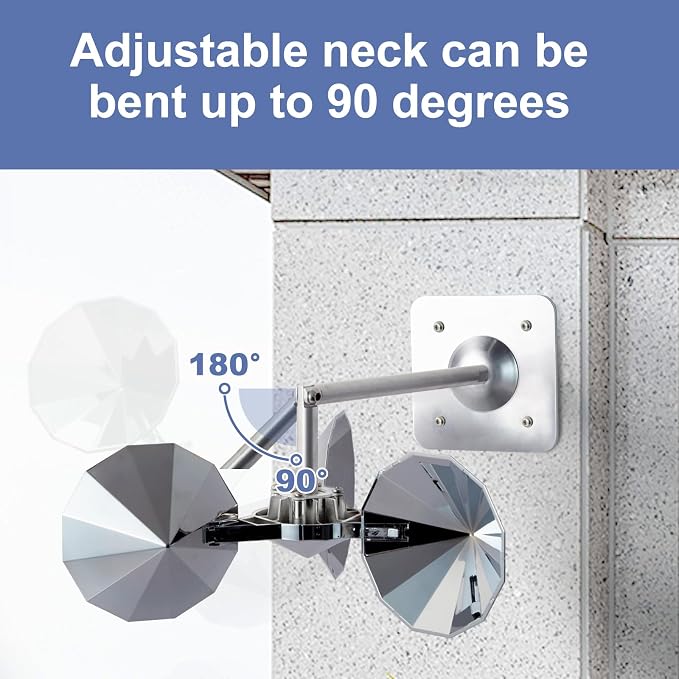 OFFO Bird Scare Reflective Device, Bird Reflector Keep Pigeon Woodpeckers and Sparrows Away for Outdoor Use Boats Roofs Gardens