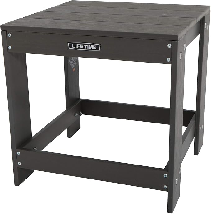 Lifetime 60292 Adirondack Table, Shale Stone