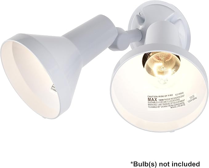 Nuvo Lighting SF77/488 2-Light PAR38 Twin Flood Light, White