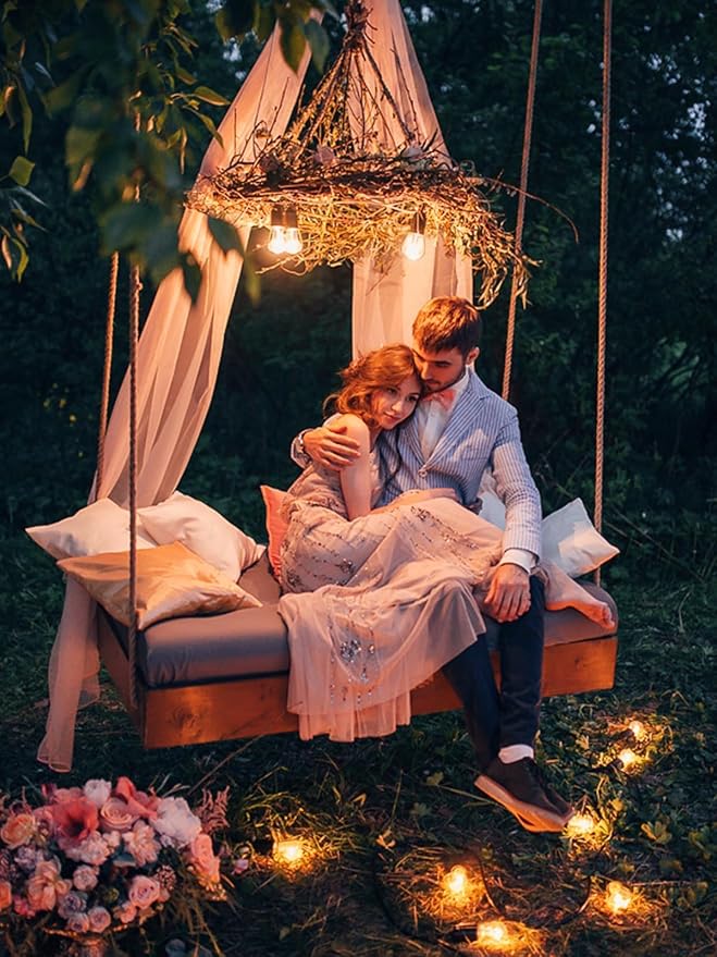 addlon LED Outdoor String Lights 48FT with 25 Edison Vintage Bulbs ETL | Commercial Grade Strand with Shatterproof Bulbs, Decorative Hanging Lights for Patio Backyard Garden Cafe Bistro Deck