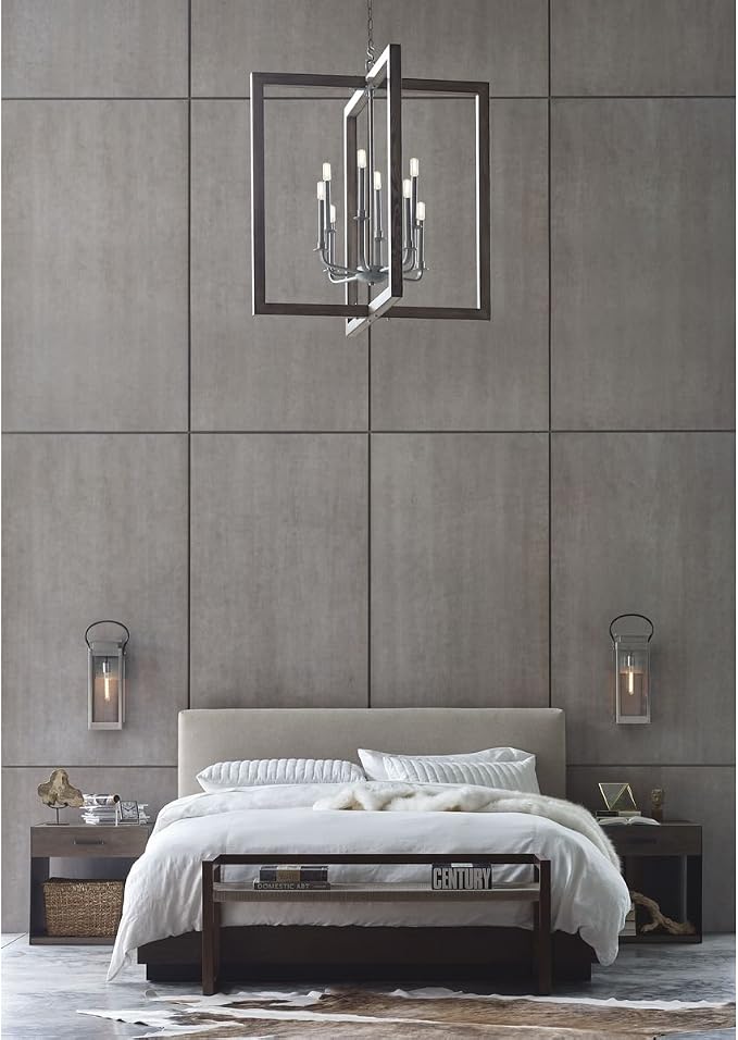 Progress Lighting Union Square Collection 1-Light Clear Flat Glass Farmhouse Outdoor Medium Wall Lantern Light Stainless Steel