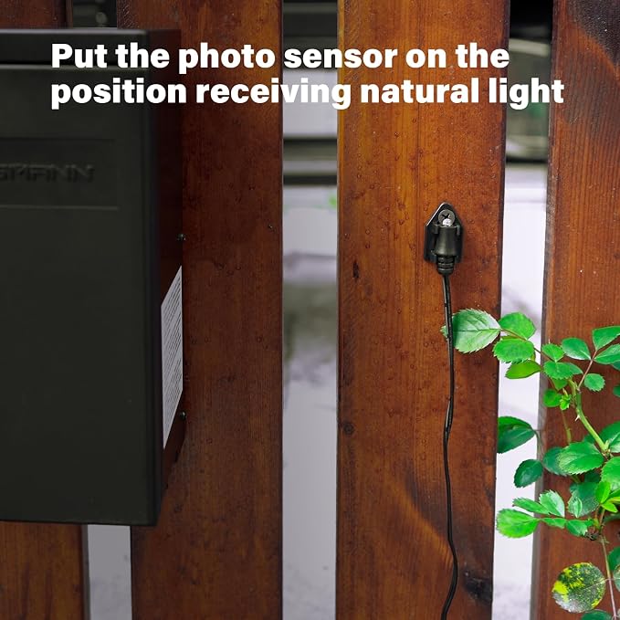 GOODSMANN Photo Eye, Light Sensor, Photo Cell for Power Pack Transformer Photosensor Remote Photo Electric Switch Dusk-to-Dawn Light Sensor Switch Works Products 9920-9805-01