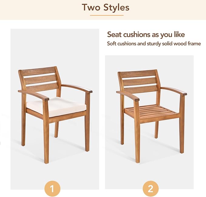 Merax 7 Pieces Patio Dining Table Set, Outdoor or Indoor Dining Furniture Set with 1 Table, 5 Wooden Chairs and 1 Bench, Ergonomic Chairs and Bench, Metal Frame for Garden, Backyard, Balcony, Brown