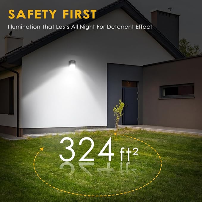 30W LED Wall Pack Light with Dusk to Dawn Sensor, 3600LM, 5000K Daylight, 120Vac Led Porch Lights, IP65 Waterproof Outdoor Security Lighting for Garage Warehouse Garden, ETL Certified, 4 Pack