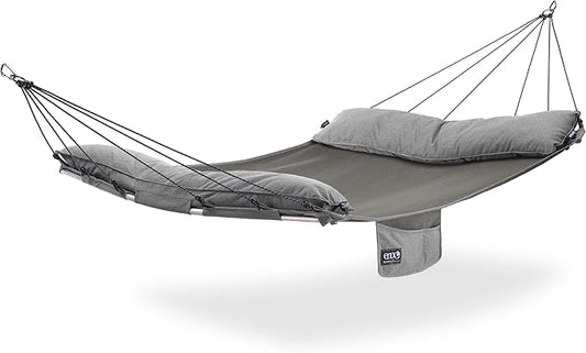 ENO SuperNest SL Hammock - 1 to 2 Person Backyard Hammock - Outdoor Patio Furniture for Backyard, Lawn, or Balcony - Pebble Grey