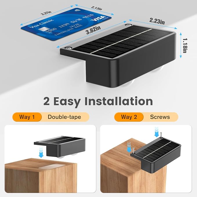 Bridika Solar Fence Lights Outdoor with Remote, L-Shaped Design, Black 12 | Remote sync all lights, 9 Colors & 3 modes, LED, IP65 waterproof, Dusk to dawn, for fence/deck/patio/stairs/railing/wall