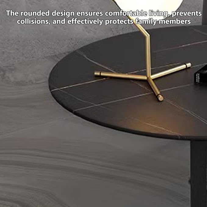 JATIBOSH Outdoor Side Table Small Table Round End Table Garden Table Lightweight Snack Table for Outdoor Garden Hallway Bedroom Living Room Terrace Balcony