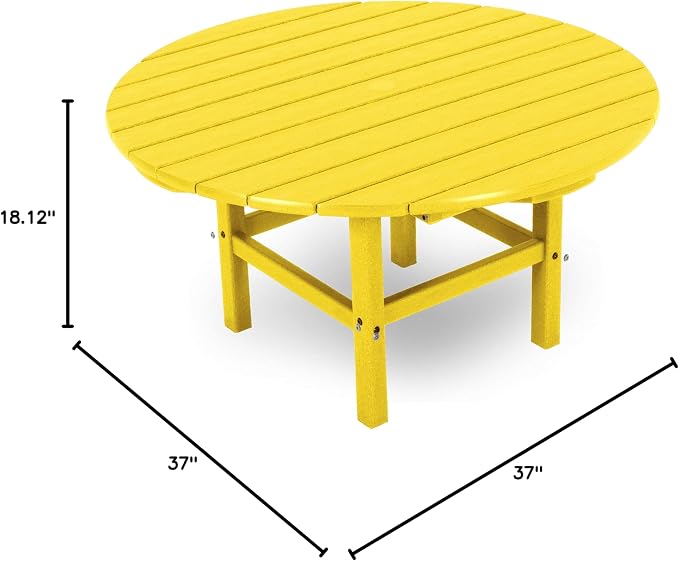 Ivy Terrace™ Round 37" Conversation Table in Lemon