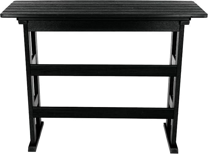 highwood AD-TBL-KS3-BKE Lehigh Bar Height Balcony Table, Black