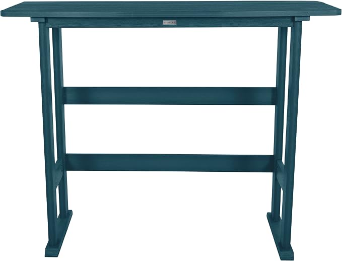 highwood AD-TBL-KS3-NBE Lehigh Bar Height Balcony Table, Nantucket Blue