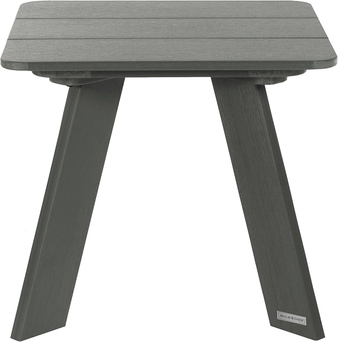 highwood Italica Modern Adirondack Side Table, Coastal Teak