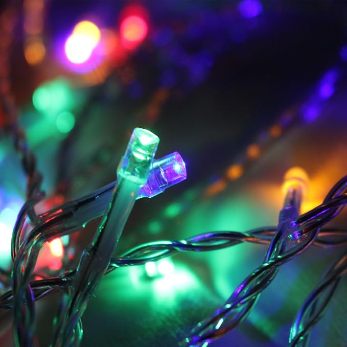 ZOIC 500 LED Christmas Fairy String Lights for Wedding Party Patio Holiday Decoration 100 Meters (328 feet) 8 Modes Memory Function 29V (Multi-Color)
