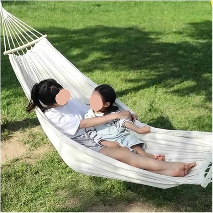 Hammocks, Camp Swings Hammock Garden Travel Sleeping Rest Balcony Hammock Patio Portable Camp Supplies,for Outside(Blue,Double)