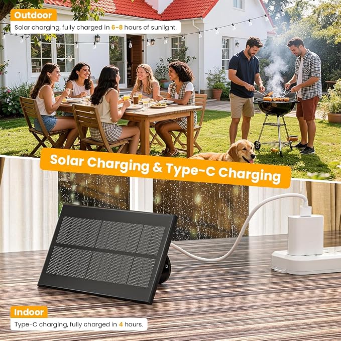100FT Solar String Lights Outdoor Waterproof IP65 with USB-Charging , Solar Powered LED Patio Lights with 50+2 Shatterproof ST38 Edison Bulbs, Hanging Lights for Outside Backyard Garden Bistro Gazebo
