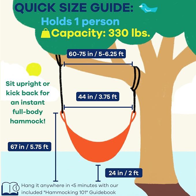 Handwoven Hammock & Charcoal Vista Stand by Yellow Leaf Hammocks - Hanging Chair, Fits 1 Person, 330lb max - Weathersafe, Easy to Hang & Setup, Ultra Soft, Artisan Made - Hammock Color: Grey