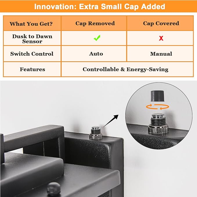 Dusk to Dawn Outdoor Wall Light 2 Pack Outside Wall Lamp Sensor Exterior Light Fixtures Wall Mount 10"H Garage Light Outdoor IP65 Porch Light with Seeded Glass Exterior Wall Sconces for House Patio