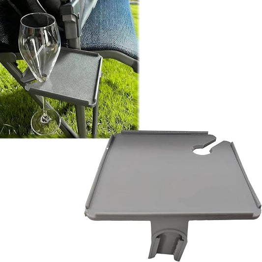 Camping Chair Side Table Compatible with Yeti Trailhead Camp Chair, Right-Side Mount Tray for Drinks, Snacks, Lightweight Outdoor Accessory