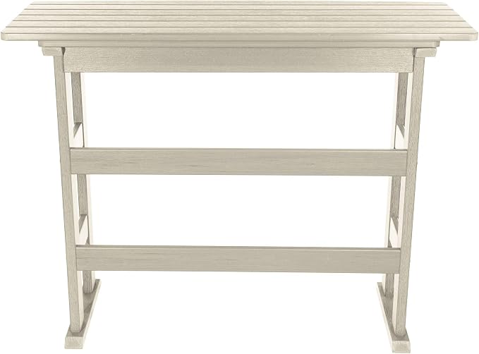 highwood AD-TBL-KS3-WAE Lehigh Bar Height Balcony Table, Whitewash